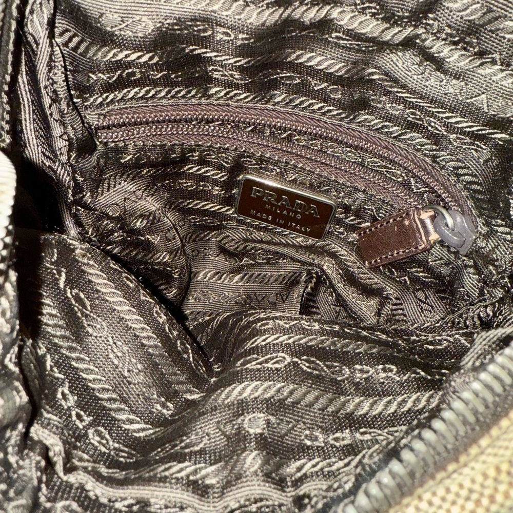 PRADA Tan Messenger Crossbody Bag - Picture 8 of 12